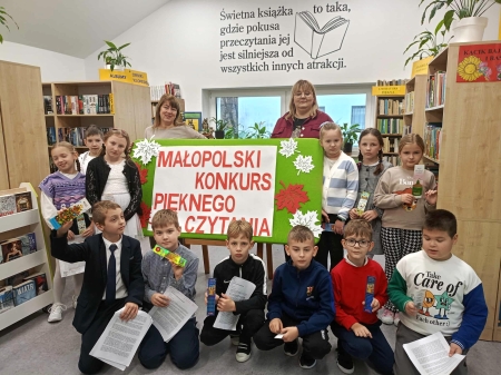 Szkolny etap Małopolskiego Konkursu Pięknego Czytania