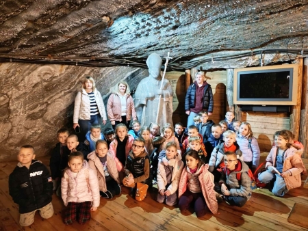 Pierwszaki zwiedziły Kopalnię Soli w Bochni