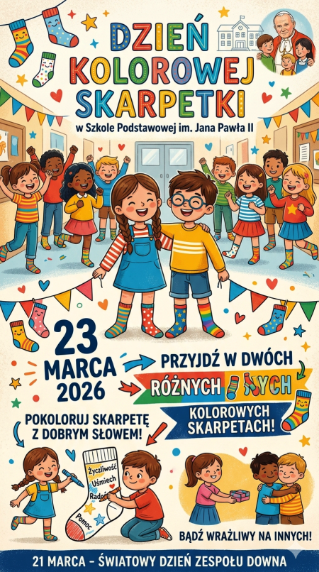 Dzień Kolorowej Skarpetki 