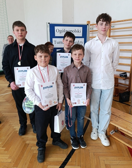 Sukcesy naszych uczniów w gminnym etapie OTWP