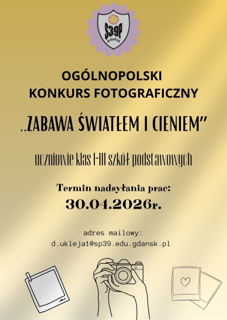 Ogólnopolski Konkurs Fotograficzny dla klas 1-3