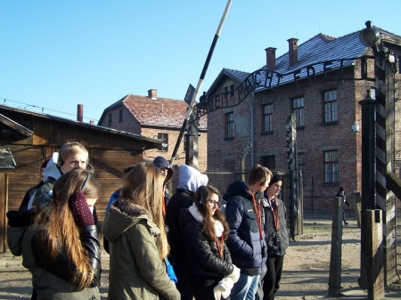 Wizyta gimnazjalistów w Auschwitz-Birkenau - 25.11.2015