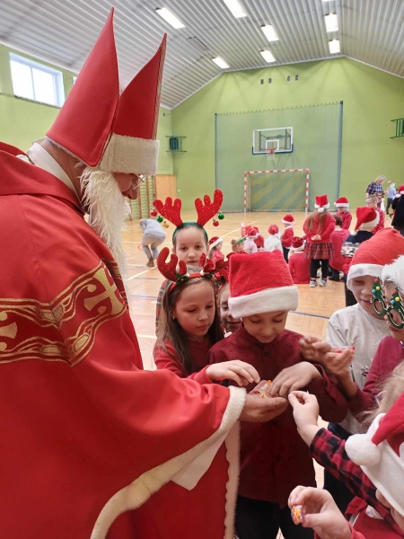 Wizyta Świętego Mikołaja w naszej szkole :-)