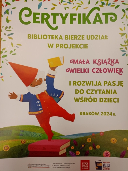 Nowy certyfikat biblioteki !